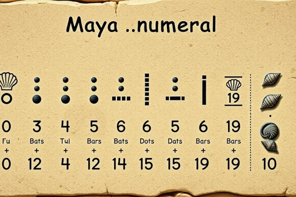 Maya Numbers from 0 to 20: The Vigesimal System of Mesoamerica