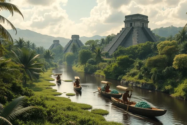 Ancient Maya Trade Networks: Evidence from Obsidian, Jade, and Ceramics