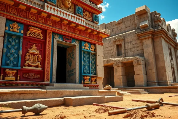 Beyond Stone: The Original Colors of Maya Architecture and Murals